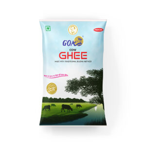 Goa Pure Cow Ghee 1 Ltr Pouch Pack (15 Pouches)