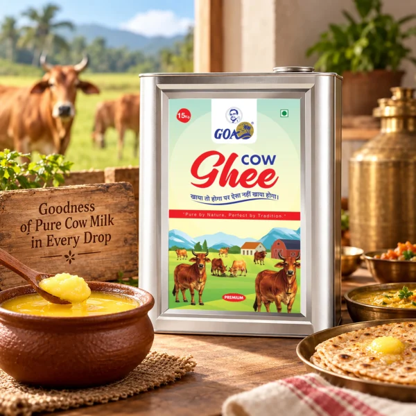 Goa A1 Pure Cow Ghee - 15KG Tin