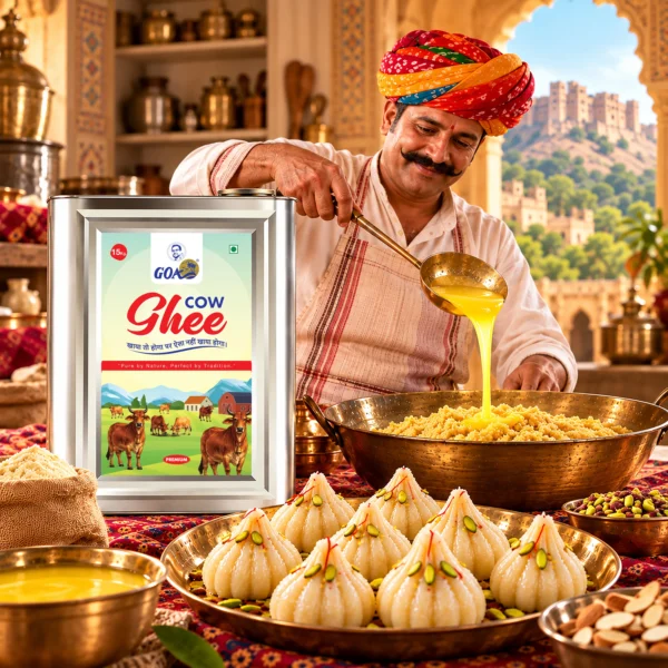 Goa A1 Pure Cow Ghee - 15KG Tin
