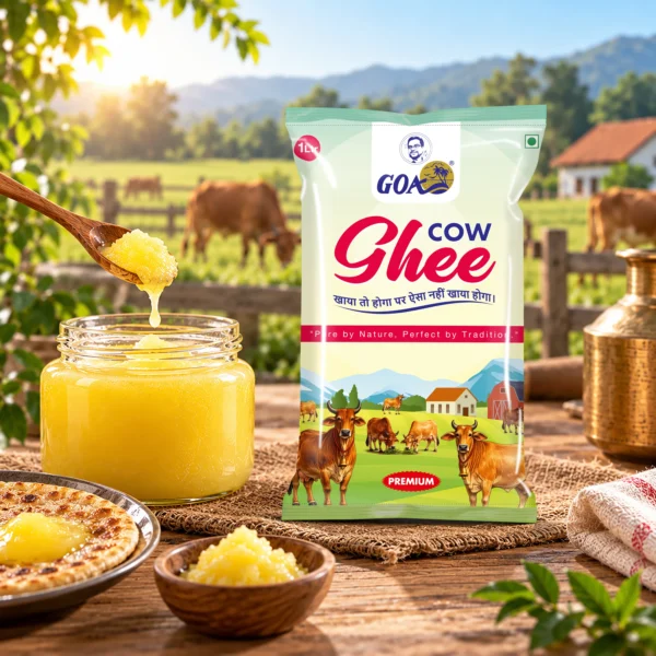Goa A1 Pure Cow Ghee - Pouch (1Ltr.)