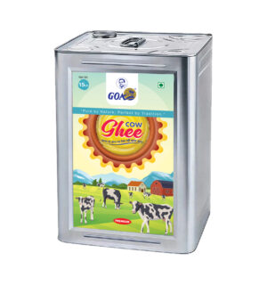 Goa Pure Cow Ghee 15 Kg Aluminum Tin