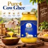 Goa A2 Cow Ghee 1Ltr. - Glass Bottle with Carton Box & Thermocol Packaging
